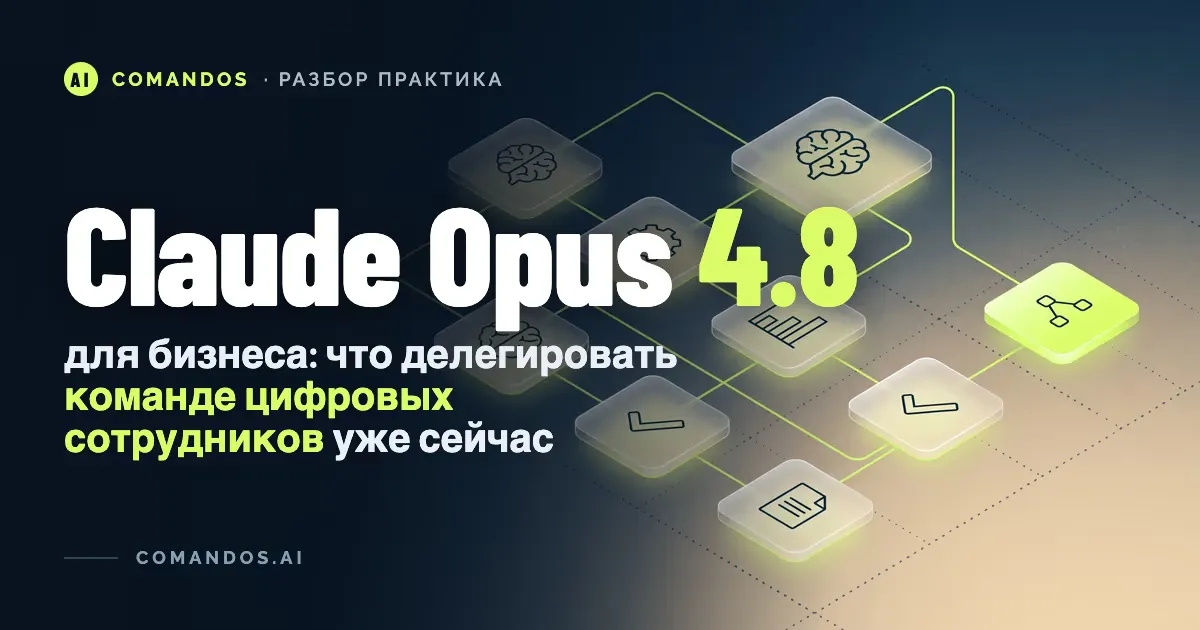 Claude Opus 4.8 для бизнеса: гайд по делегированию процессов